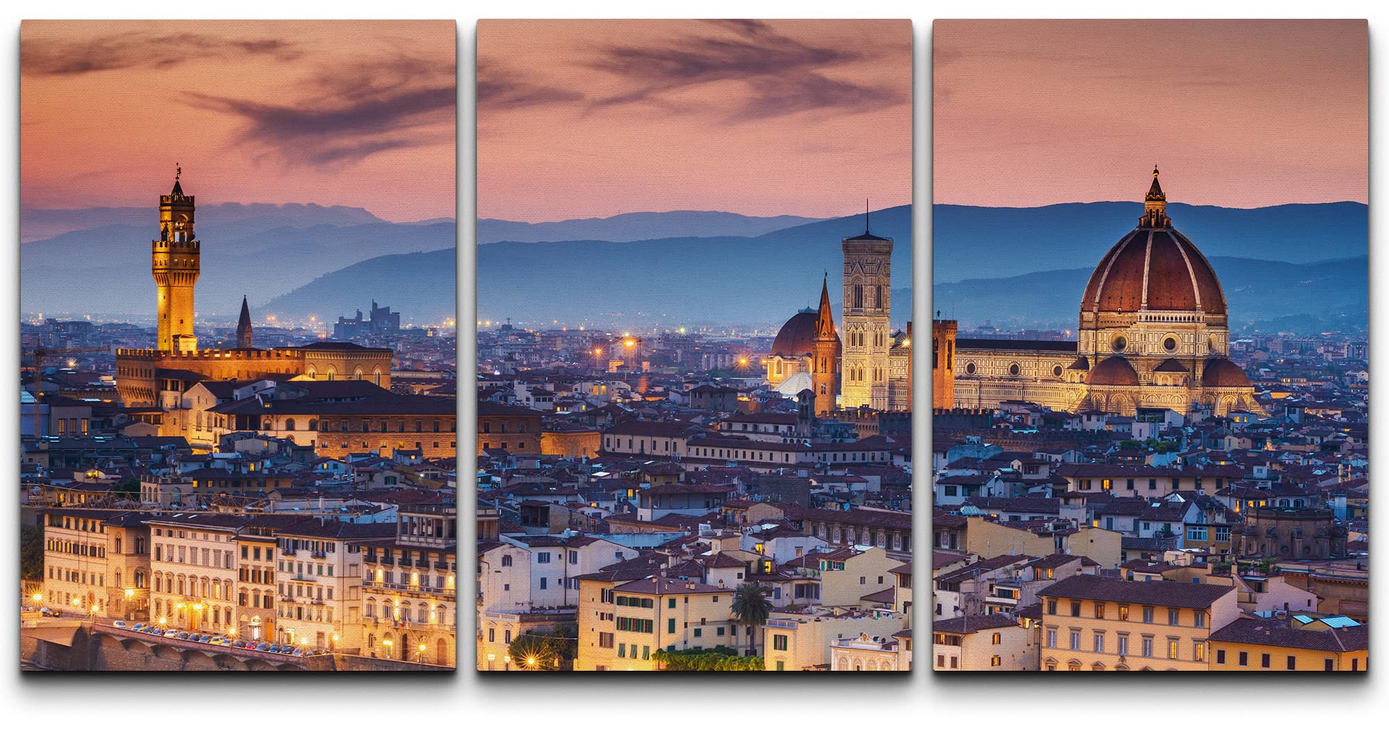 Amazon.co.jp: wall26 キャンバスプリントウォールアート セット